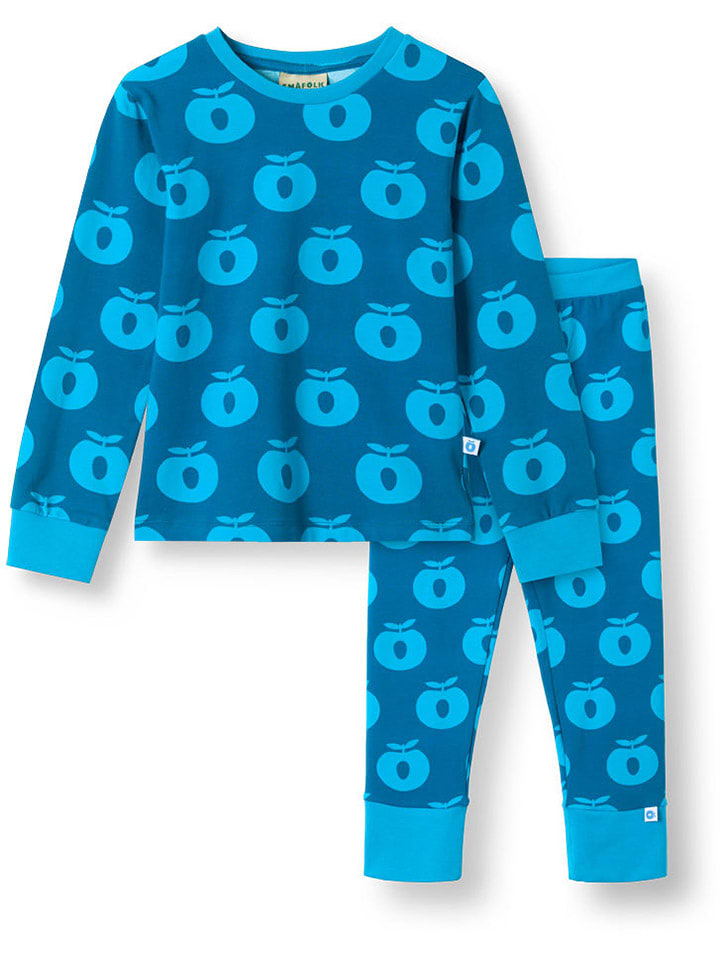 Småfolk Piżama "Jubilee" w kolorze niebieskim rozmiar: 110/116