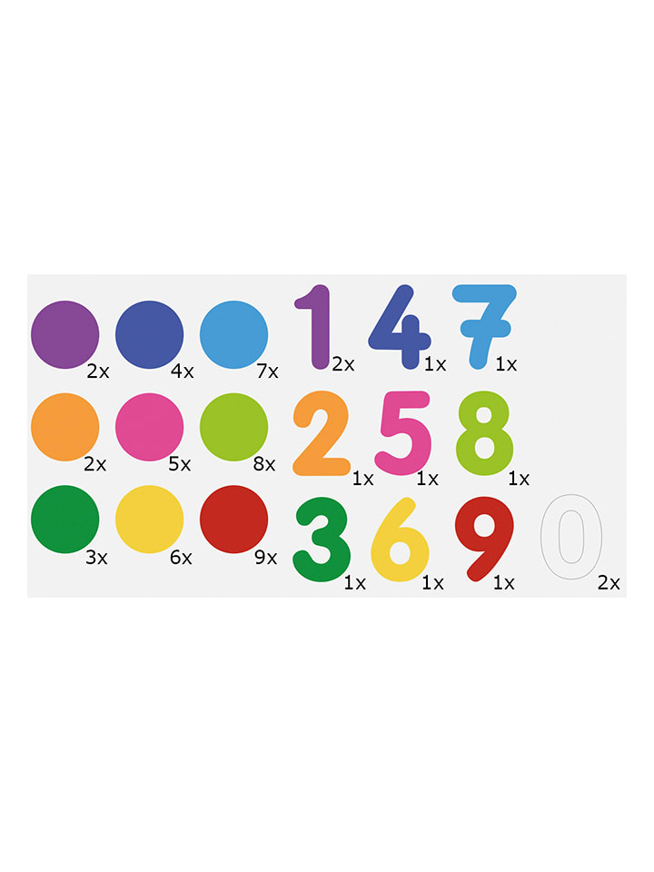 SUNNYSUE Kolorowe akrylowe formy (58 szt.) rozmiar: onesize