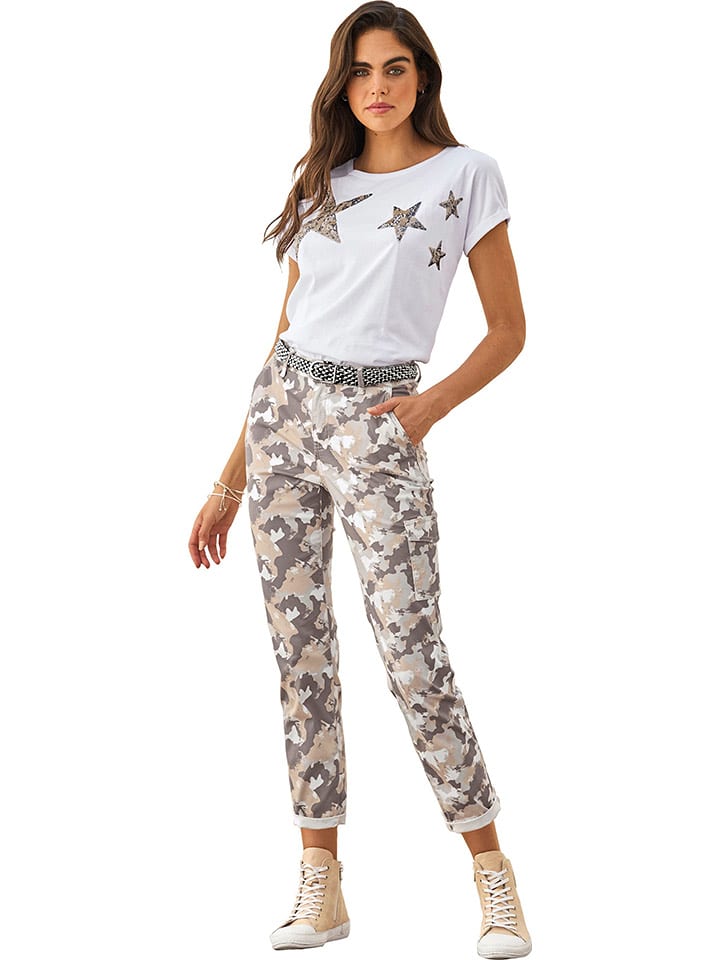 Heine Koszulka w kolorze białym rozmiar: 46