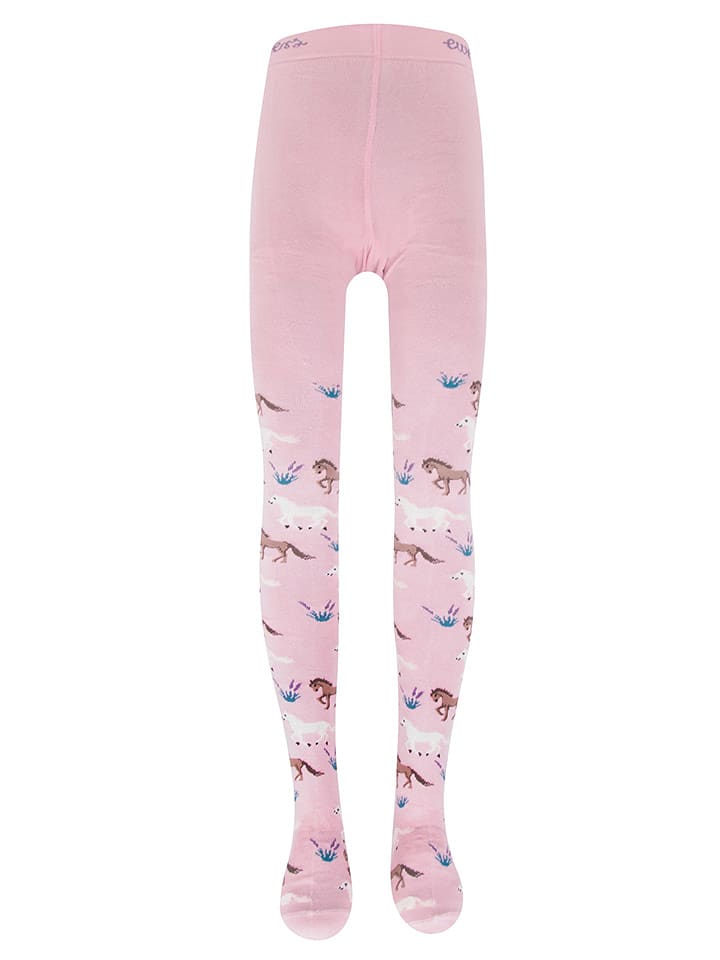 ewers Rajstopy "Horses" w kolorze jasnoróżowym rozmiar: 134