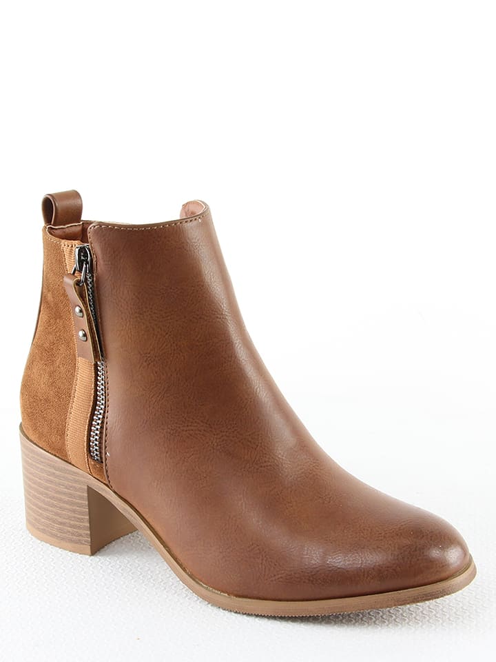 Sixth Sens Botki w kolorze brązowym rozmiar: 38