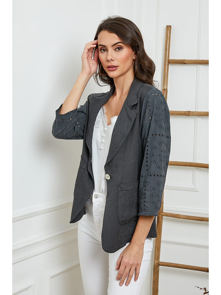 Fleur de Lin Blezer w kolorze antracytowym rozmiar: XL