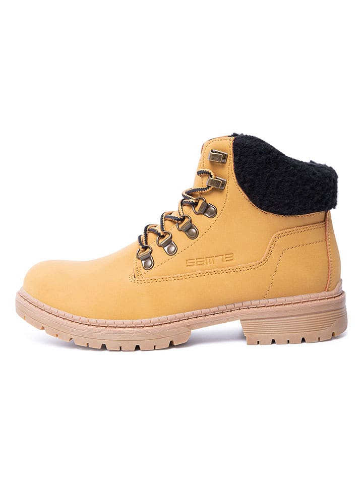 SAM73 Botki zimowe "Lois" w kolorze żółto-czarnym rozmiar: 37