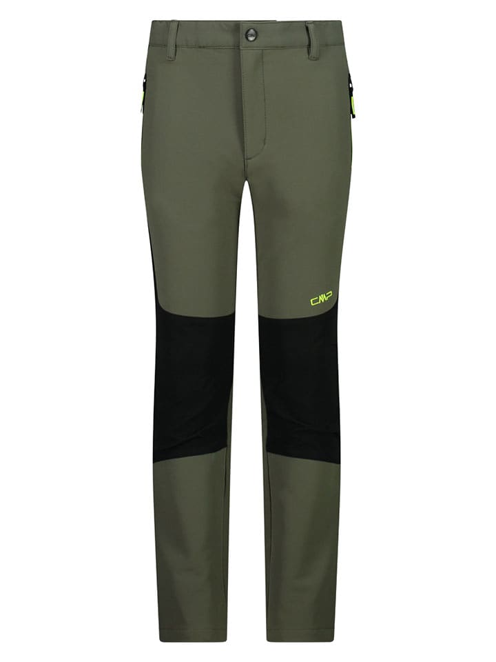 cmp Spodnie funkcyjne w kolorze oliwkowo-czarnym rozmiar: 116