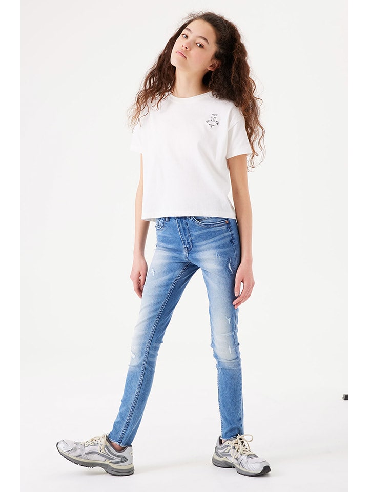 Garcia Dżinsy - Super Slim fit - w kolorze niebieskim rozmiar: 170