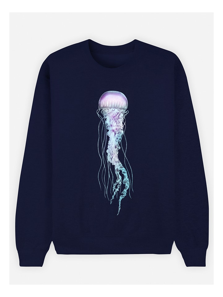 WOOOP Bluza "Space Jelly" w kolorze granatowym rozmiar: XS