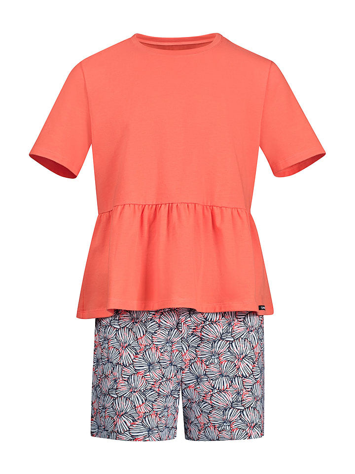 Skiny Piżama w kolorze szaro-pomarańczowym rozmiar: 164