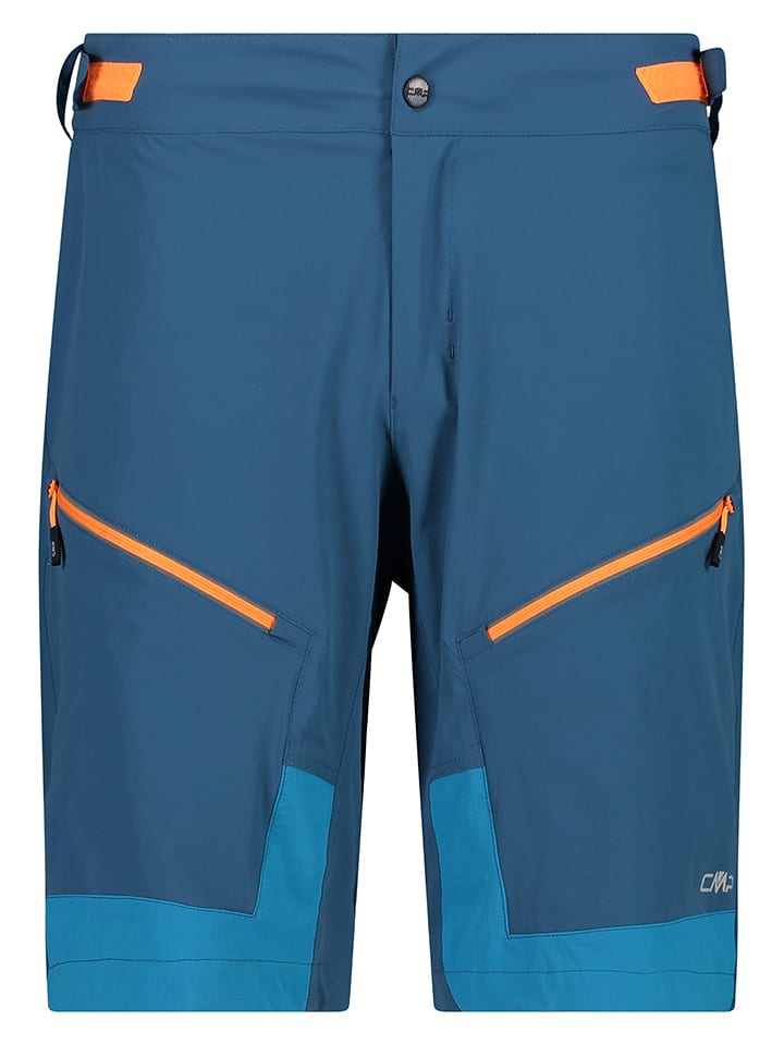 CMP Szorty kolarskie 3w1 w kolorze czarno-niebieskim rozmiar: 48