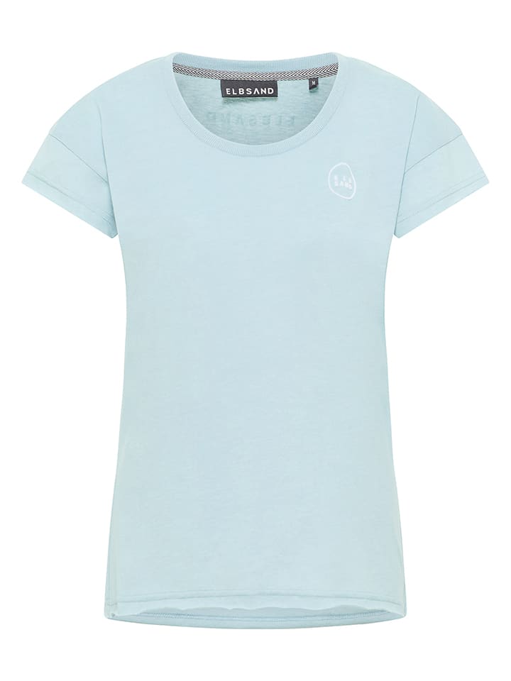 ELBSAND Koszulka "Ranva" w kolorze błękitnym rozmiar: L