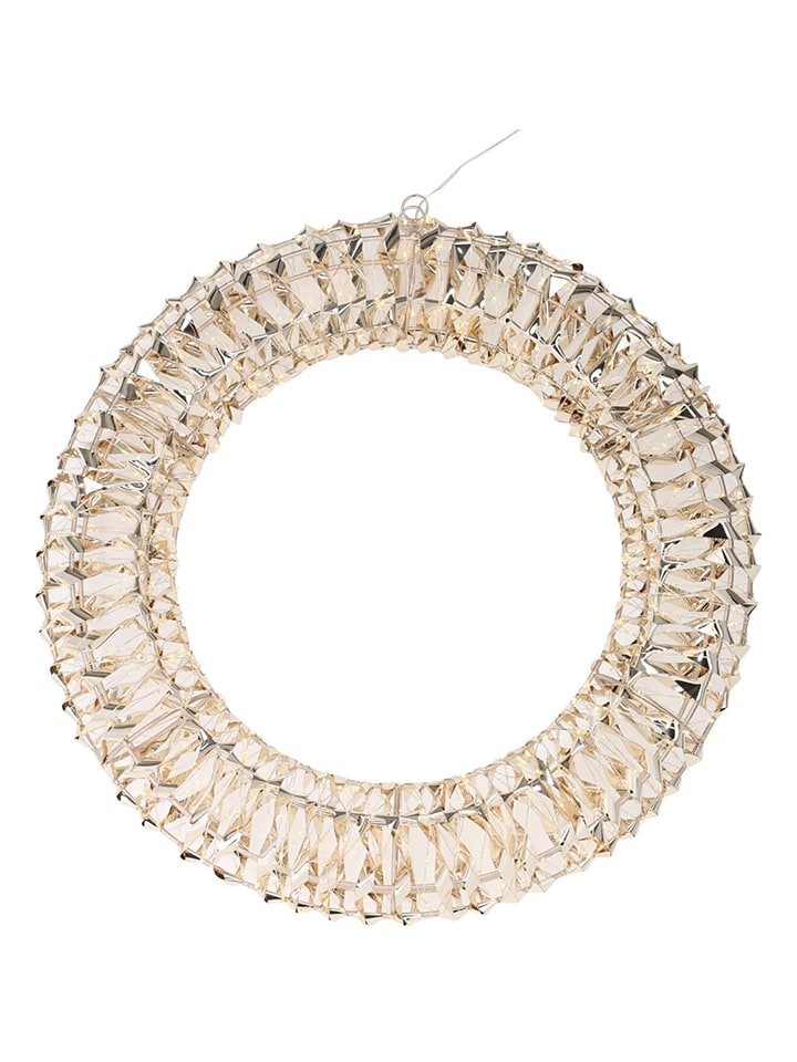 WellHome Zawieszka dekoracyjna LED w kolorze srebrnym - Ø 30 cm rozmiar: onesize