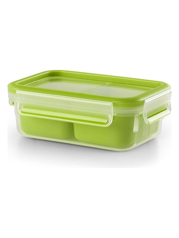 Emsa Pojemnik "Clip & Go" w kolorze zielonym na żywność - 550 ml rozmiar: onesize