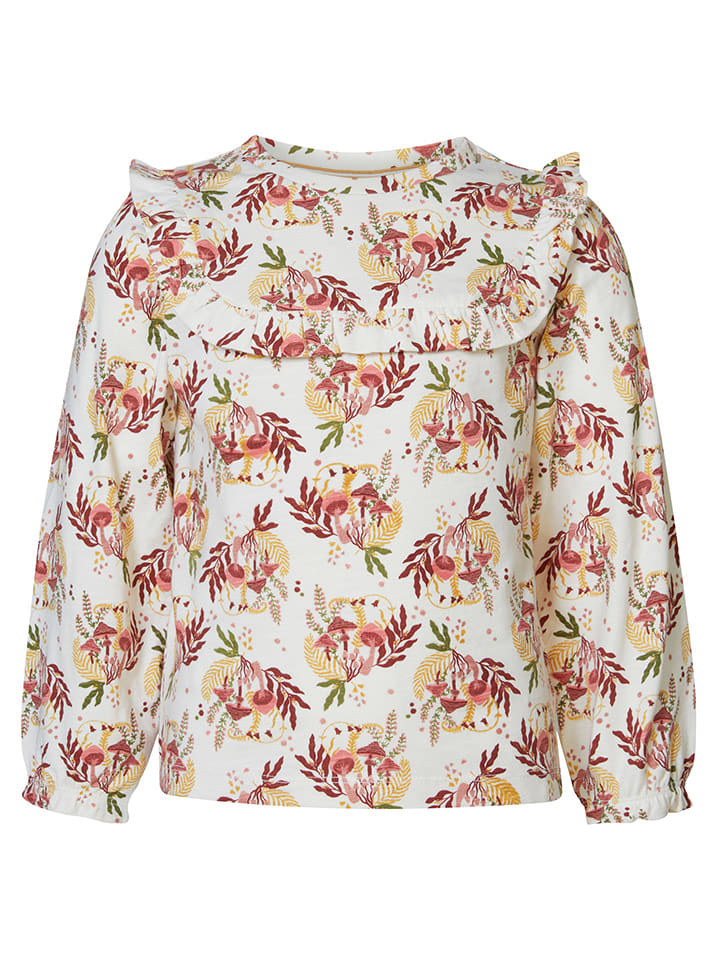 Noppies Bluzka "Jianguo" w kolorze kremowym ze wzorem rozmiar: 110