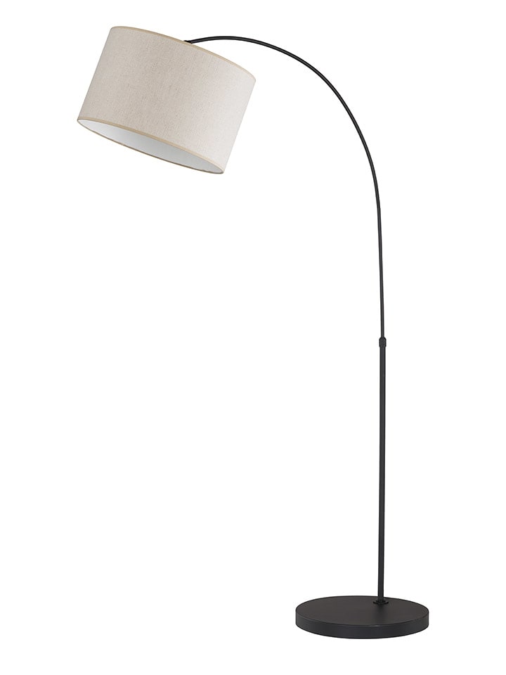 FISCHER & HONSEL Lampa stojąca "Teramo" w kolorze czarno-białym - wys. 200 cm rozmiar: onesize