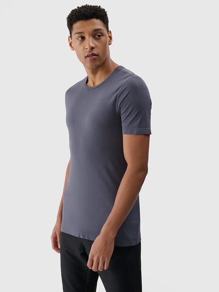 4F Koszulka sportowa w kolorze granatowym rozmiar: S/M