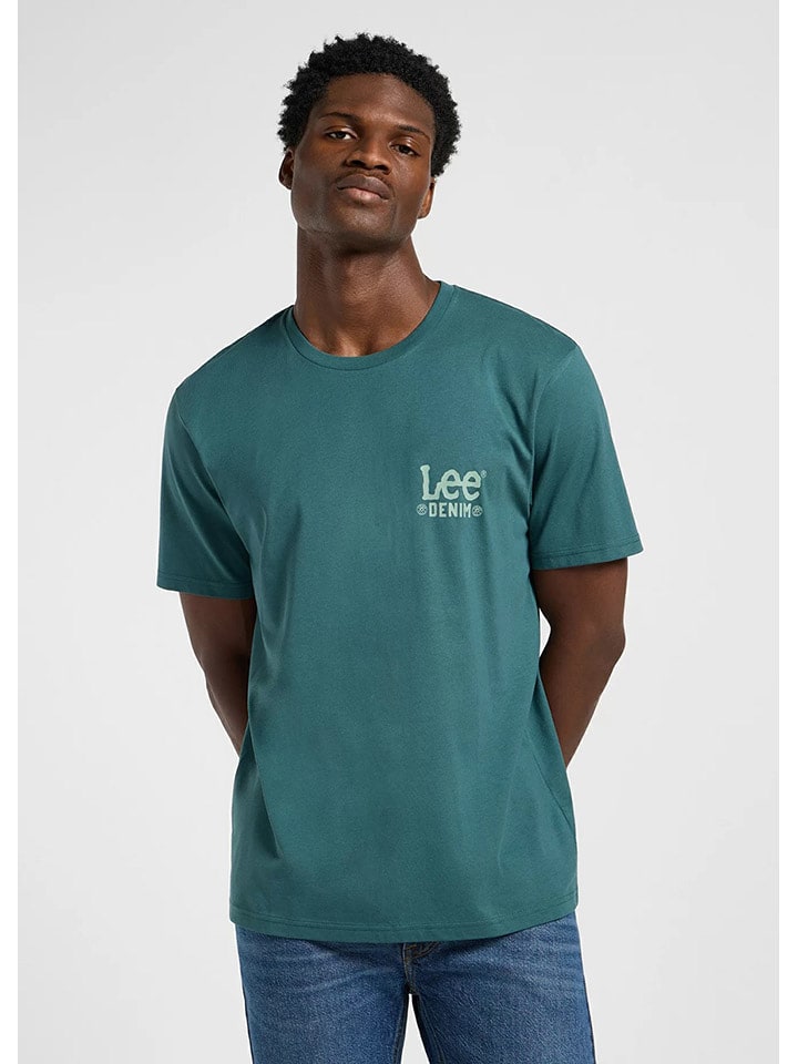 Lee Koszulka w kolorze morskim rozmiar: XL