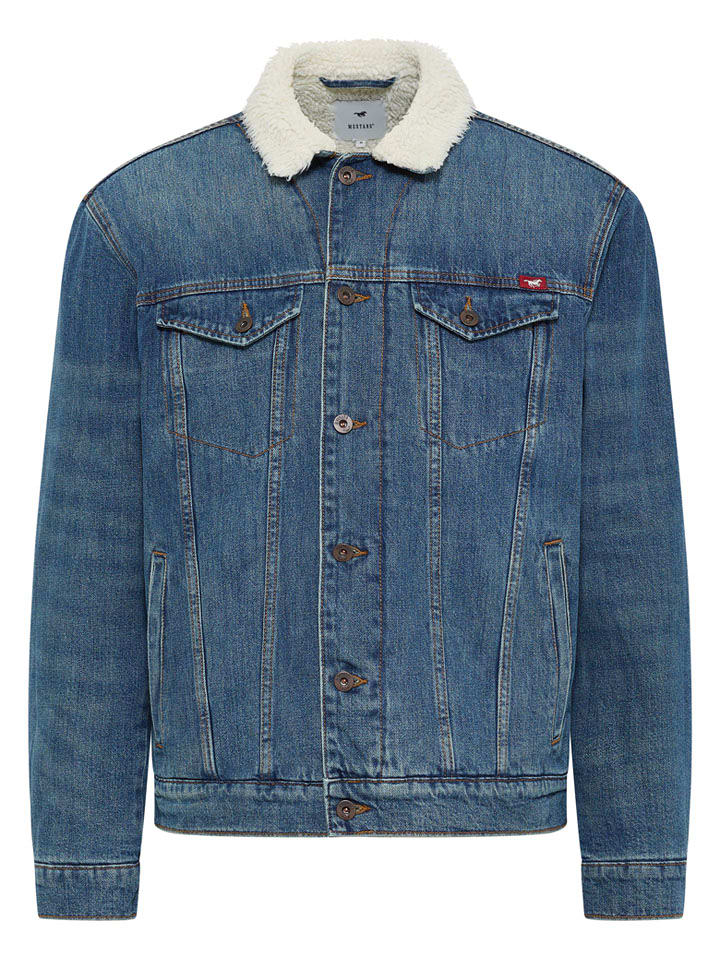 Mustang Kurtka dżinsowa w kolorze niebieskim rozmiar: XL