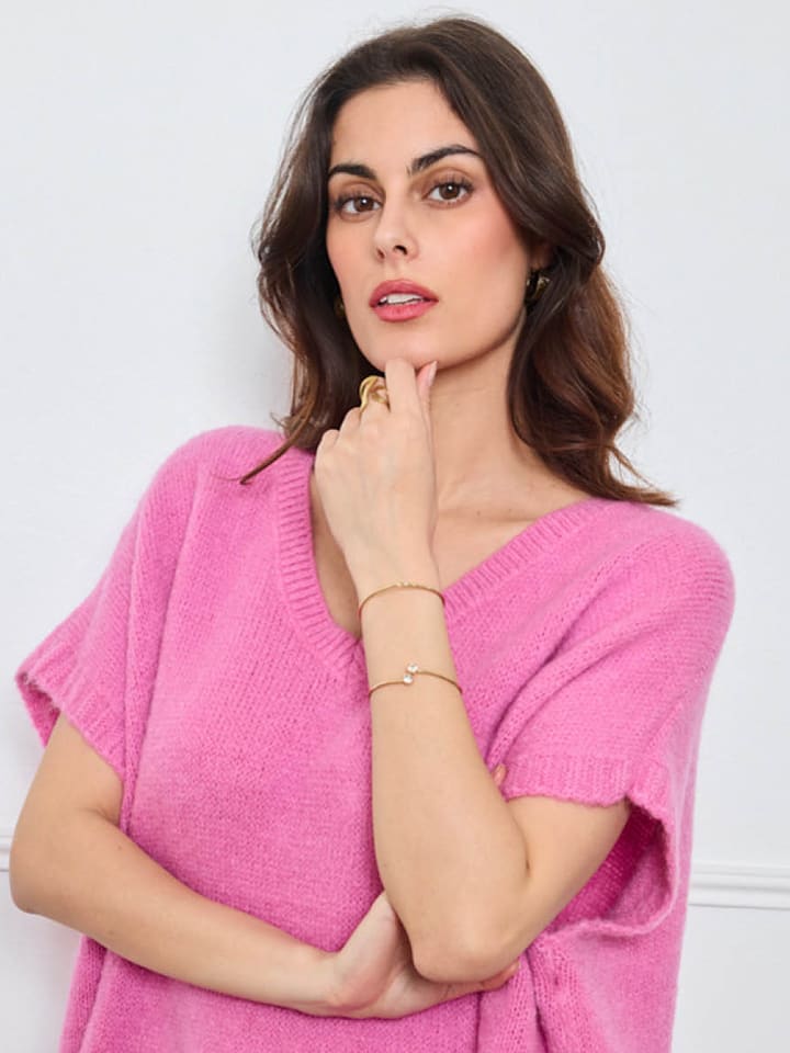 CXL by Christian Lacroix Sweter w kolorze różowym rozmiar: onesize