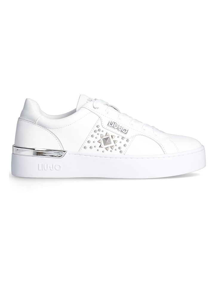 Liu Jo Skórzane sneakersy w kolorze białym rozmiar: 40