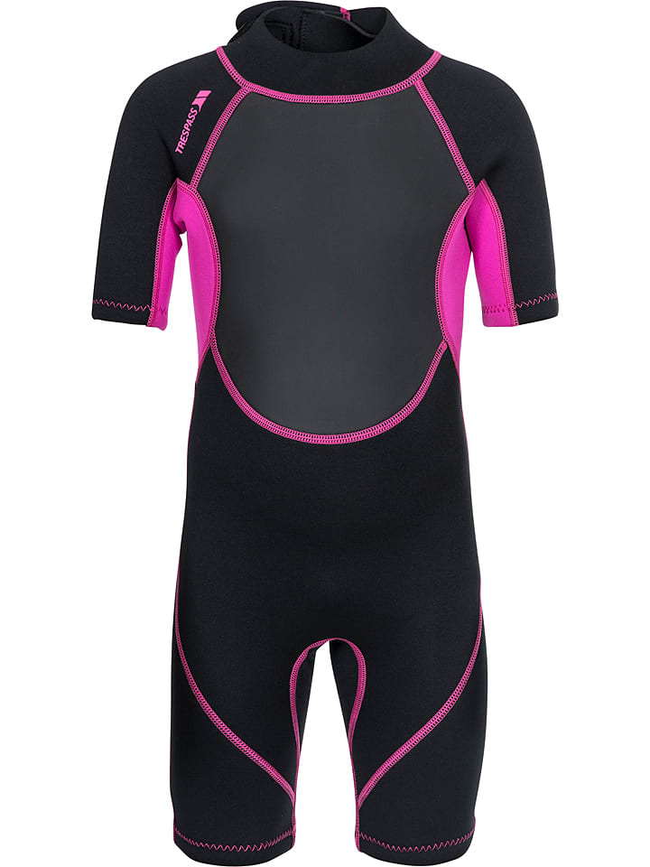 Trespass Neoprenowy strój w kolorze czarno-różowym rozmiar: 92/98