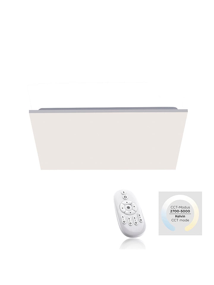 Just Light Lampa sufitowa LED w kolorze białym - 60 x 60 cm rozmiar: onesize