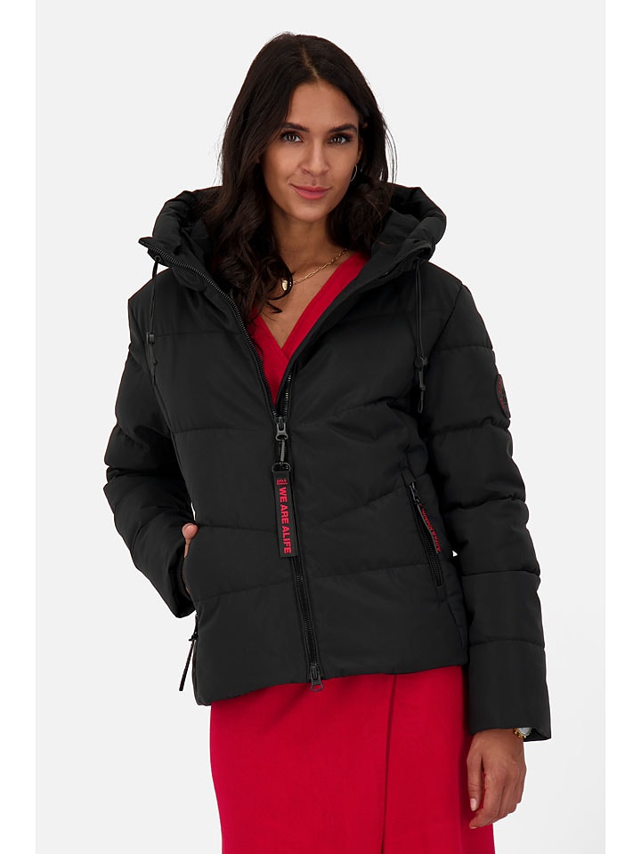 alife and kickin Kurtka puchowa "MicaelaAK" w kolorze czarnym rozmiar: XS