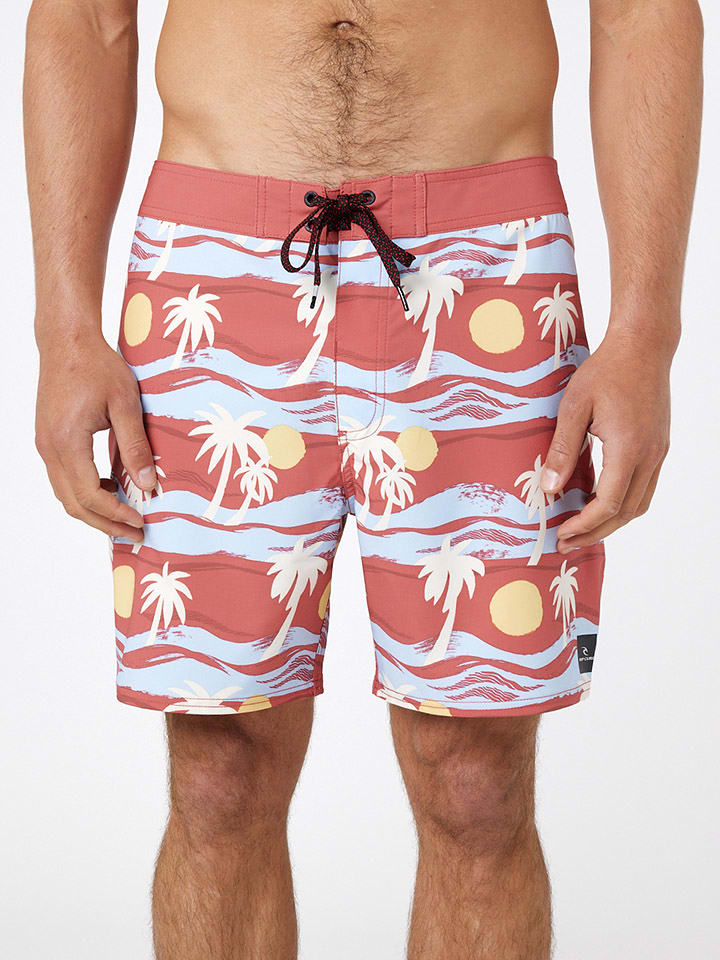 Rip Curl Szorty kąpielowe w kolorze czerwono-błękitnym rozmiar: W29