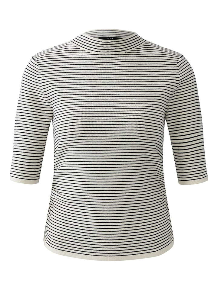 Oui Sweter w kolorze biało-czarnym rozmiar: 38