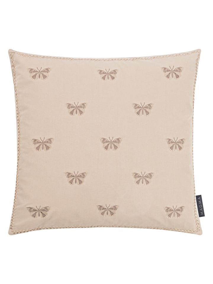 Magma Heimtex Poszewka "Maya" w kolorze beżowym na poduszkę - 45 x 45 cm rozmiar: onesize