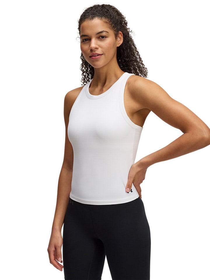 Under Armour Top sportowy w kolorze białym rozmiar: L