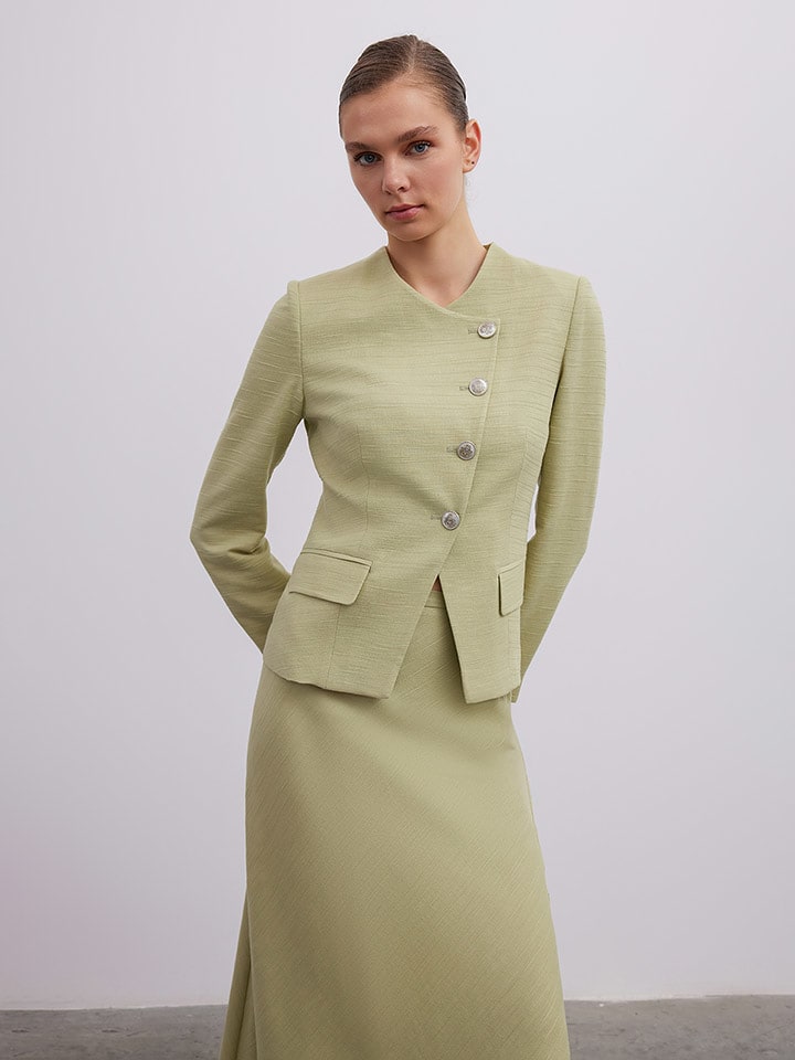 BGN Blezer w kolorze jasnozielonym rozmiar: 34