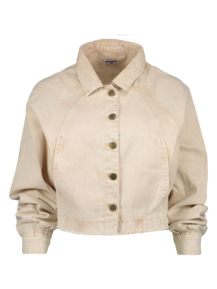 RAIZZED® Kurtka dżinsowa "Virginia" w kolorze beżowym rozmiar: 116