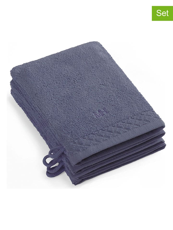 maison héritage PARIS Myjki (4 szt.) w kolorze niebieskoszarym rozmiar: 15x21 cm