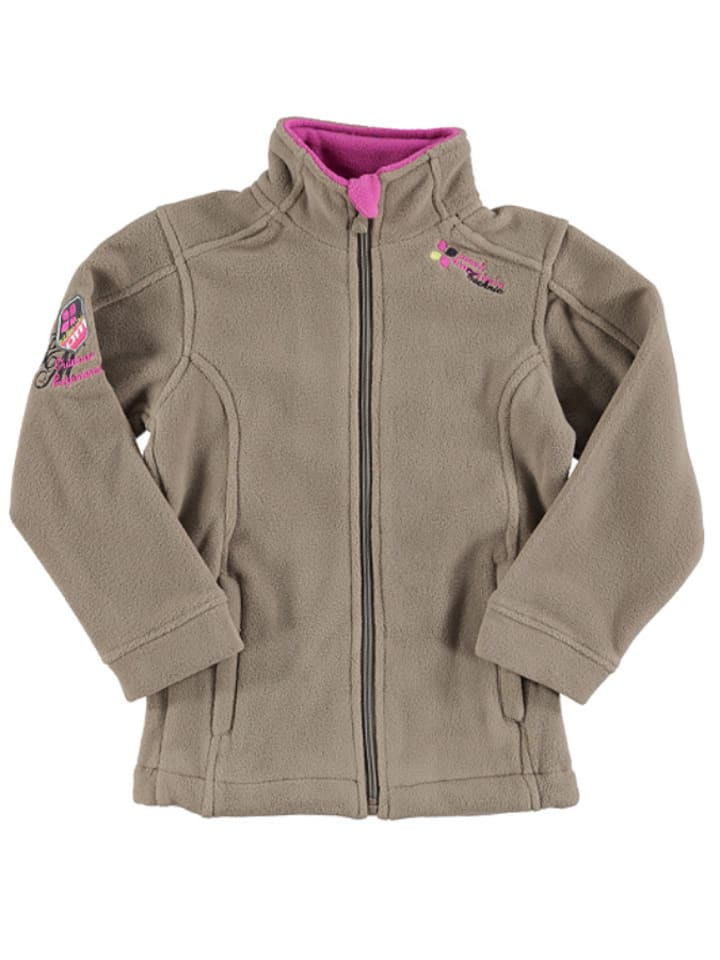 Peak Mountain Kurtka polarowa w kolorze szarobrązowym rozmiar: 164