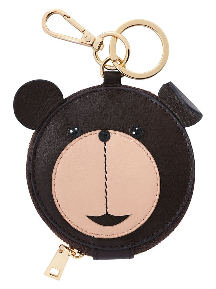 TATUUM Skórzany brelok "Briki" w kolorze czarno-beżowym rozmiar: onesize