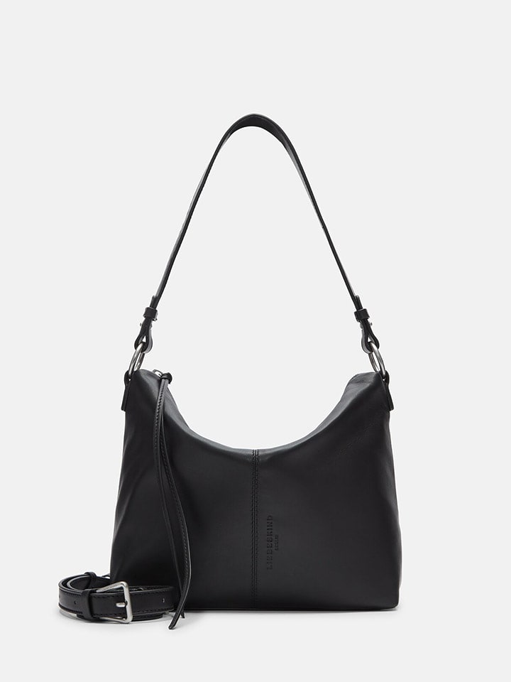 Liebeskind Berlin Skórzana torebka "Aissa" w kolorze czarnym - 25 x 25,5 x 12 cm rozmiar: onesize