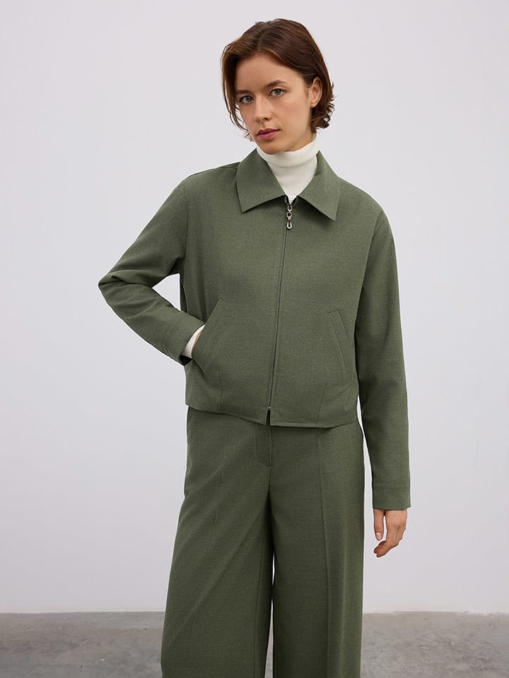 BGN Kurtka koszulowa w kolorze zielonym rozmiar: 34