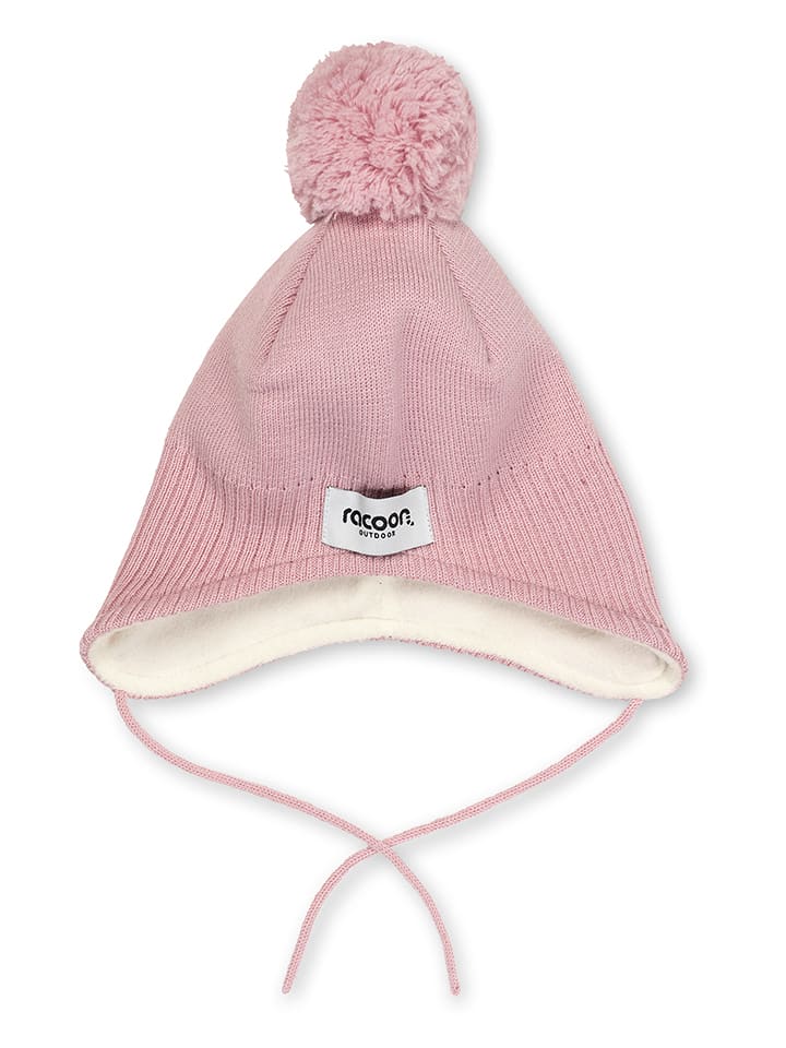 racoon Czapka "Remi" w kolorze jasnoróżowym rozmiar: 50-92