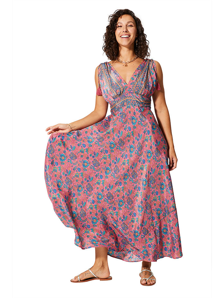 Aller Simplement Sukienka w kolorze różowo-turkusowym rozmiar: 34-40