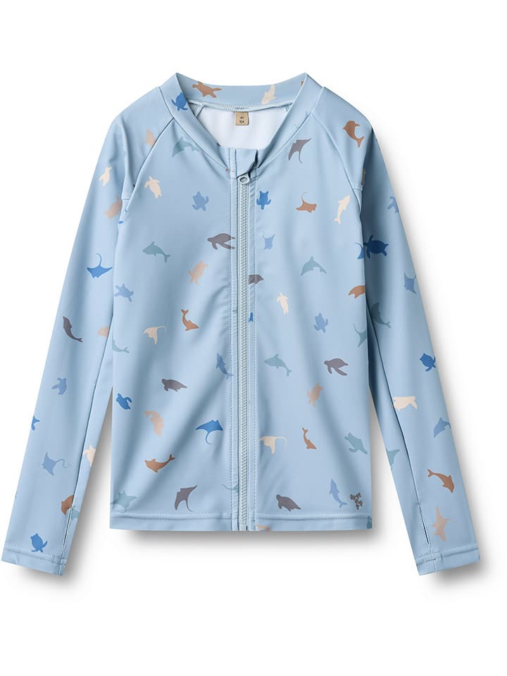 Wheat Koszulka kąpielowa "Ada" w kolorze błękitnym rozmiar: 98