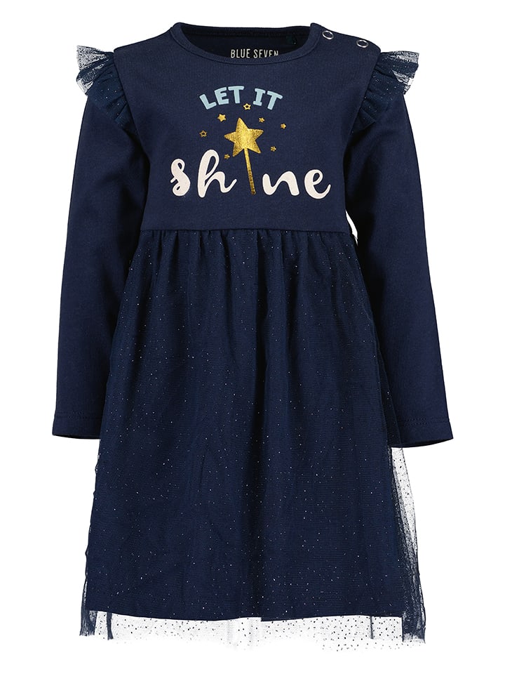 Blue Seven Sukienka w kolorze granatowym rozmiar: 80