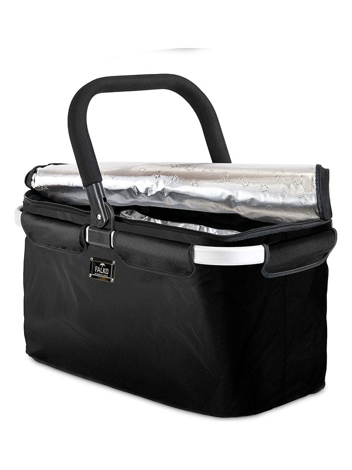 Falko Kosz termiczny "Falko" w kolorze czarnym na zakupy - 48 x 27 x 28 cm rozmiar: onesize
