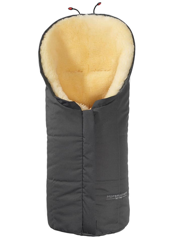Hofbrucker Śpiworek "Eskimo" w kolorze antracytowym - 80 x 34 cm rozmiar: onesize
