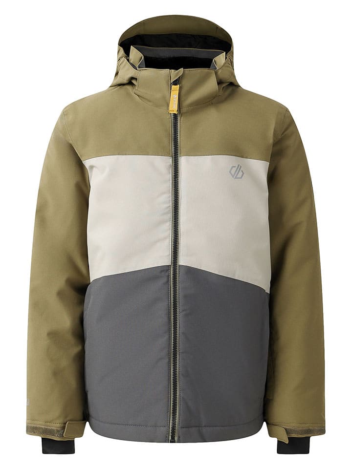 Dare 2b Kurtka narciarska "Send It!" w kolorze oliwkowo-szarym rozmiar: 152