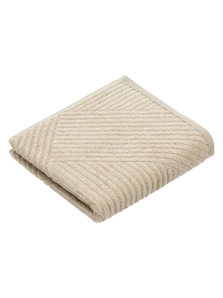 Vossen Ręcznik "Nuria" w kolorze beżowym do rąk rozmiar: 50x100 cm