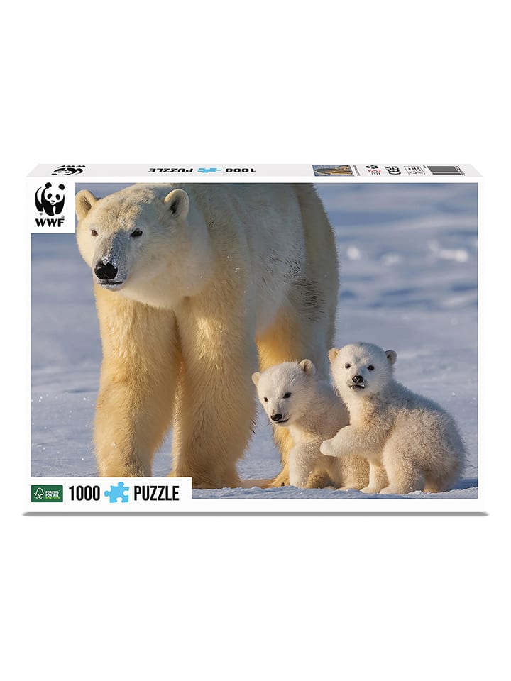 ambassador 1000-częściowe puzzle "Polar bears" - 12+ rozmiar: onesize