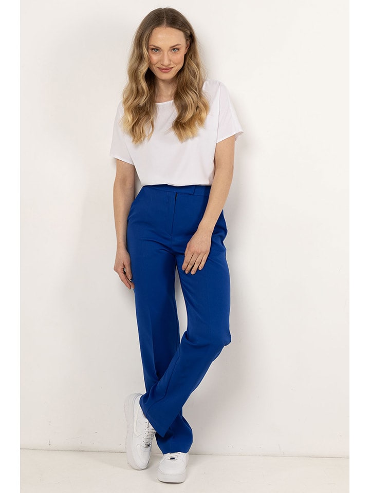 Awama Spodnie w kolorze niebieskim rozmiar: XL