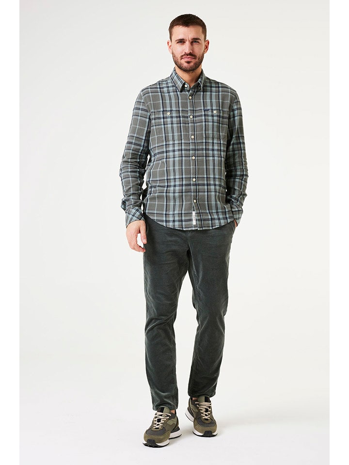 Garcia Spodnie sztruksowe w kolorze khaki rozmiar: L