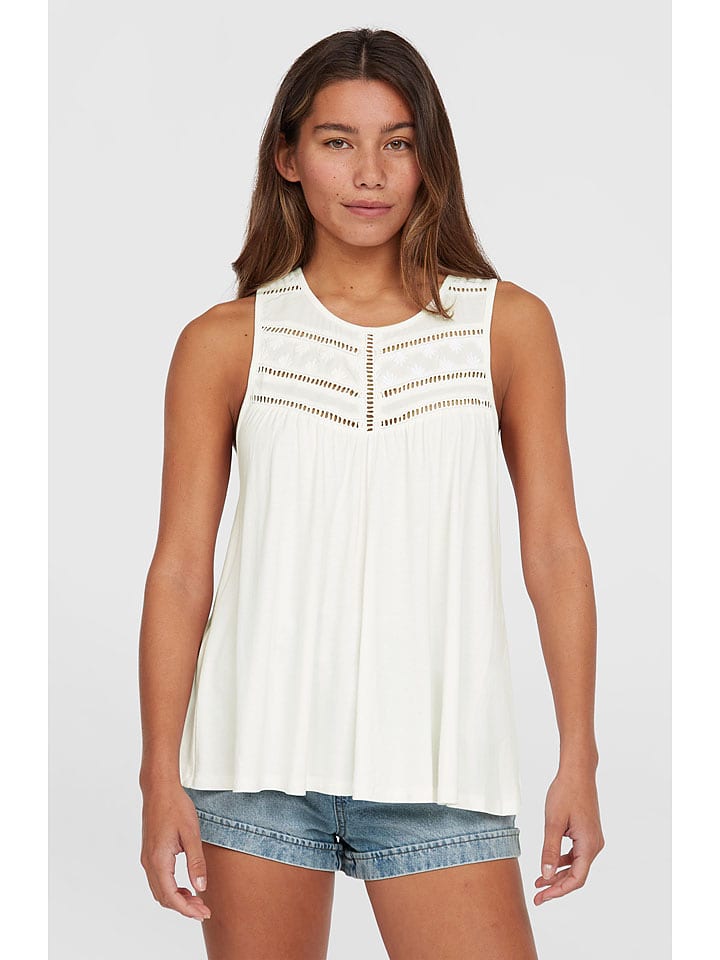 O'Neill Top "Tokeena" w kolorze białym rozmiar: S