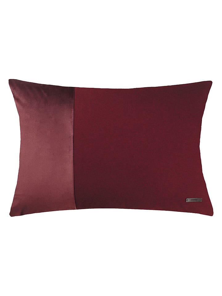 ESPRIT Poszewka "Harp" w kolorze ciemnoczerwonym na poduszkę rozmiar: 38x58 cm