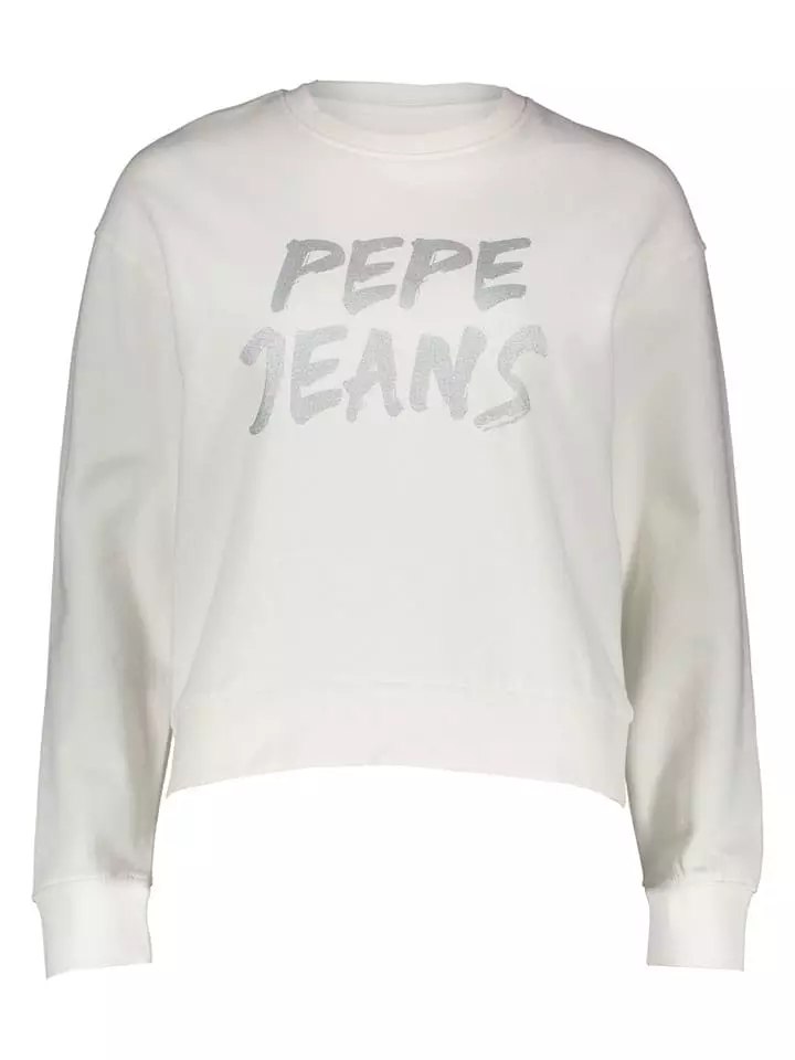 Pepe Jeans Sweter w kolorze białym rozmiar: L